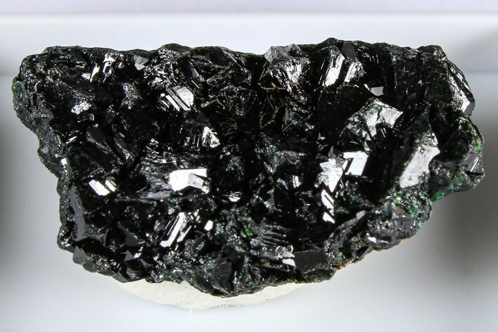 Forest-Green Libethenite Crystal Cluster - DR Congo #380364
